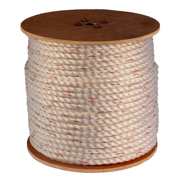 3-STRAND POLY DACRON COMBO ROPE 2Ft Diameter, 600Ft L, General Work Products, Mfr#: PD2