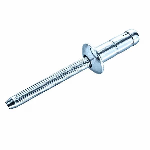 Blind Rivet, Dome Head, 1/4 in Dia., Steel Body, 250 PK, Goebel, Mfr#: SBS-88-PM