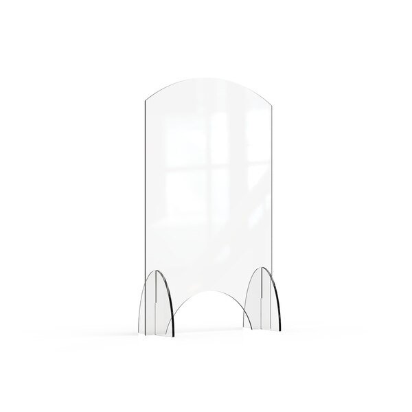 Avant Guarde 24x40 Acrylic Sneeze Guard with Pass-Through Window, 1 EA, Rosseto Serving Solutions, Mfr#: AG015