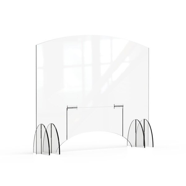 Avant Guarde 48x40 Acrylic Sneeze Guard with Pass-Through Door, 1 EA, Rosseto Serving Solutions, Mfr#: AG020