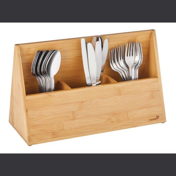 Natura Bamboo Cutlery Holder, 1 EA, Rosseto Serving Solutions, Mfr#: SB110