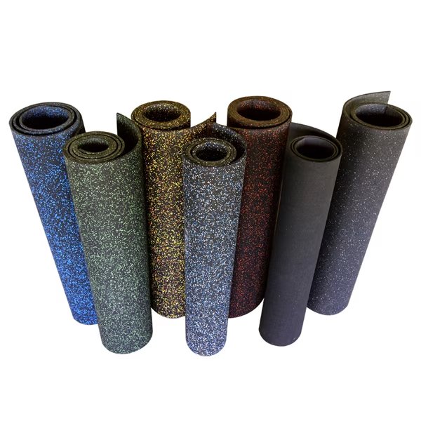 "Elephant Bark" Rubber Flooring - 3/16 in. x 4 ft. x 25 ft. - Blue Dot, Rubber-Cal, Mfr#: 03-100-WEB