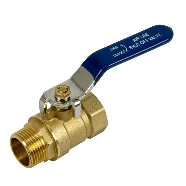 Ball Valve, 3/4" Fx3/4" M, Powermate, Mfr#: 073-0029RP