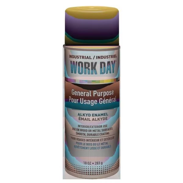 Spray Paint, Yellow, Gloss, 10 oz, Krylon Industrial, Mfr#: A04406007