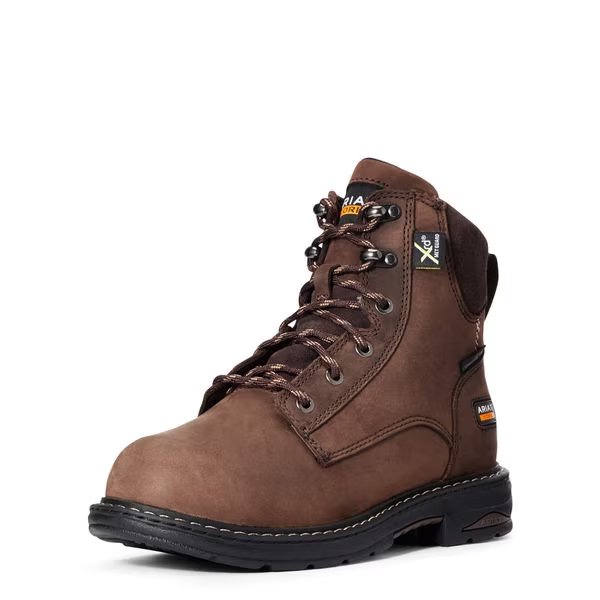 6-Inch Work Boot, M, 8 1/2, Brown, PR, Ariat, Mfr#: 10033995