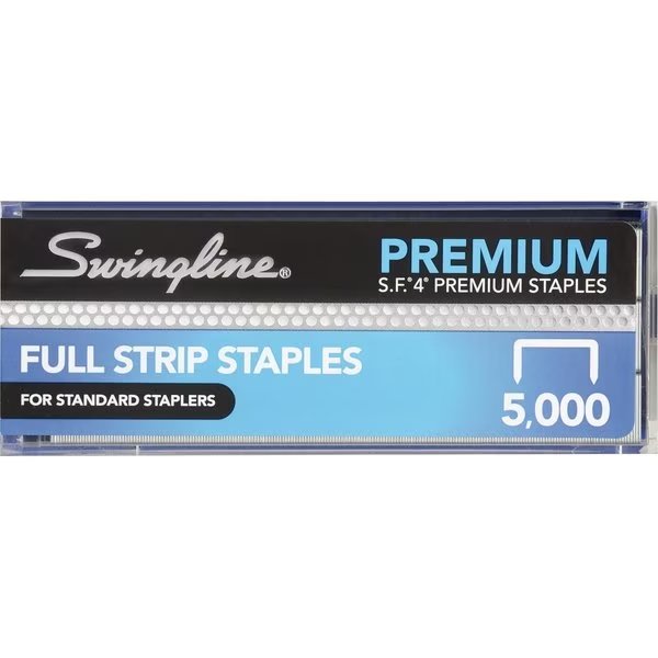 Staples, Prem, Full, 1/4", PK5000, Swingline, Mfr#: 35450