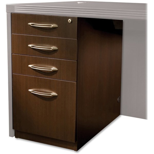 15.24" W Credezna Pedestal, Mocha, Mayline, Mfr#: APBBF26LDC