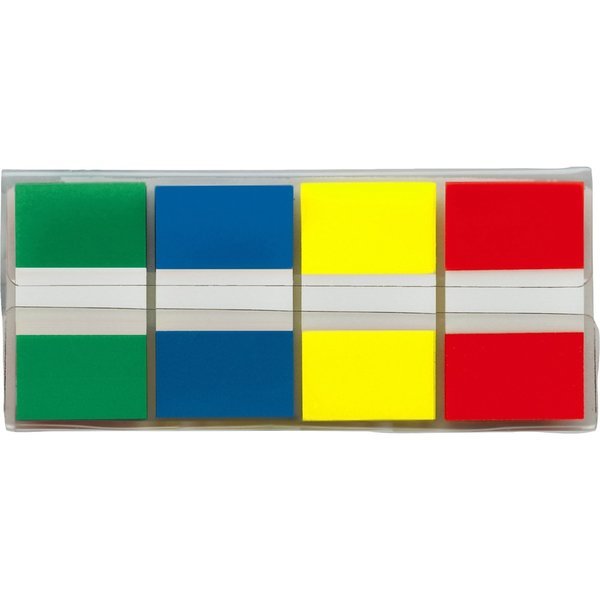 PostitFlags 680RYGB2, .94"x1.7", R, PK24, Post-It, Mfr#: 680RYGB2
