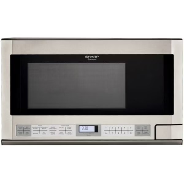 Stainless Steel Consumer Over Range Microwave 1.5 cu. ft., Sharp, Mfr#: R1214T