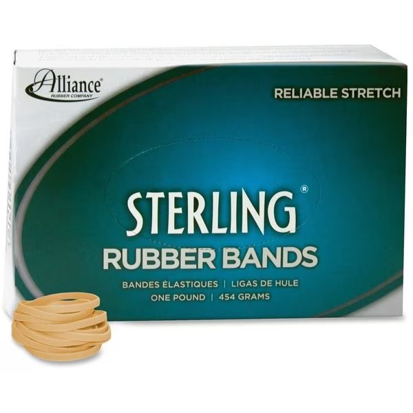 Rubberbands, Size30, Nttn, PK1500, Alliance Rubber, Mfr#: 24305