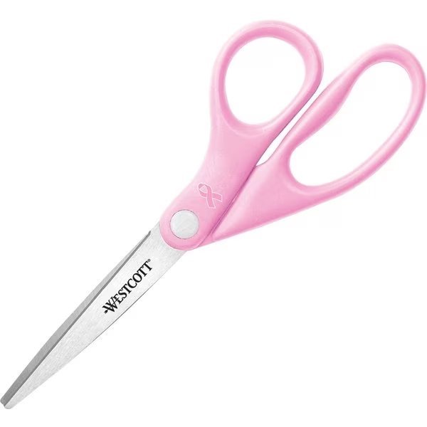 Scissors, BCA 8" Straight Plastic Scissor, Westcott, Mfr#: 15387