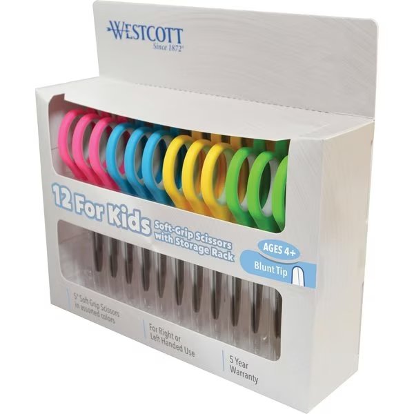 Scissors, Kids, Sft, Blnt, PK12, Acme United, Mfr#: 15971