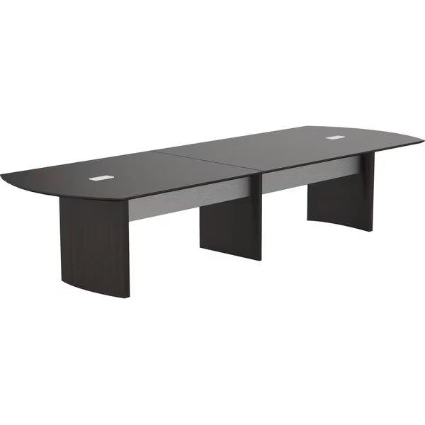 Rectangle Medinaâ„¢ 12' Conference Table, 144 X 48 X 29.5, Wood Top, Mocha, Mayline, Mfr#: MNC12LDC