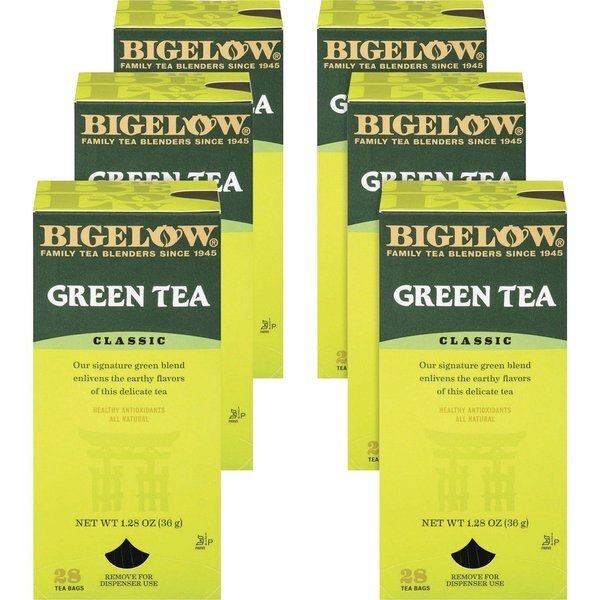 Tea, Green, Flavor, Single, PK168, Bigelow, Mfr#: 00388CT