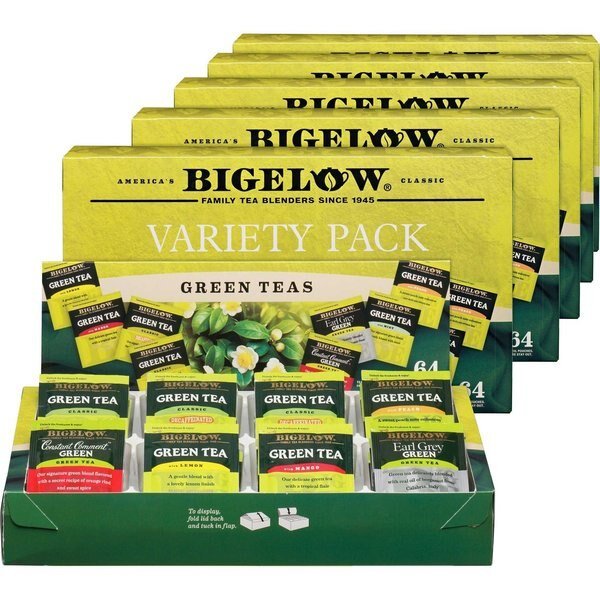 Tea, Green, Box, Assorted, PK6, Bigelow, Mfr#: 30568CT