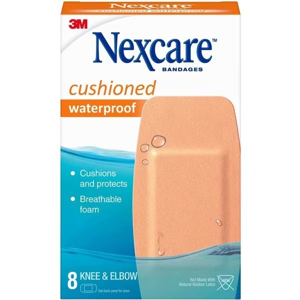 Knee/Elbow Waterproof Bandages, PK6, Nexcare, Mfr#: MMM52208CB