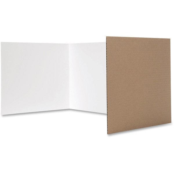 Study Carrel, 12X48, Wht, PK24, Flipside, Mfr#: FLP6000524