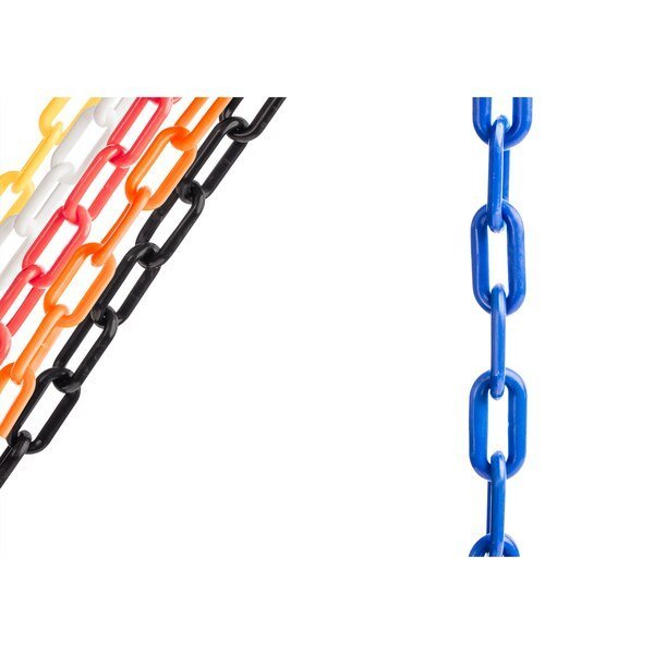 10 ft L Plastic Chain, 2 in Links, Blue, SunShield, Us Weight, Mfr#: U2310BLU