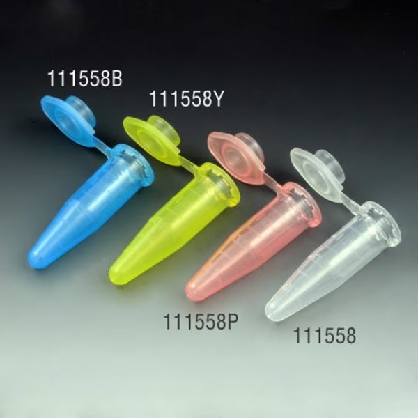 Microcentrifuge Tube, 1.5mL Pp, PK1000, Globe Scientific, Mfr#: 111558B