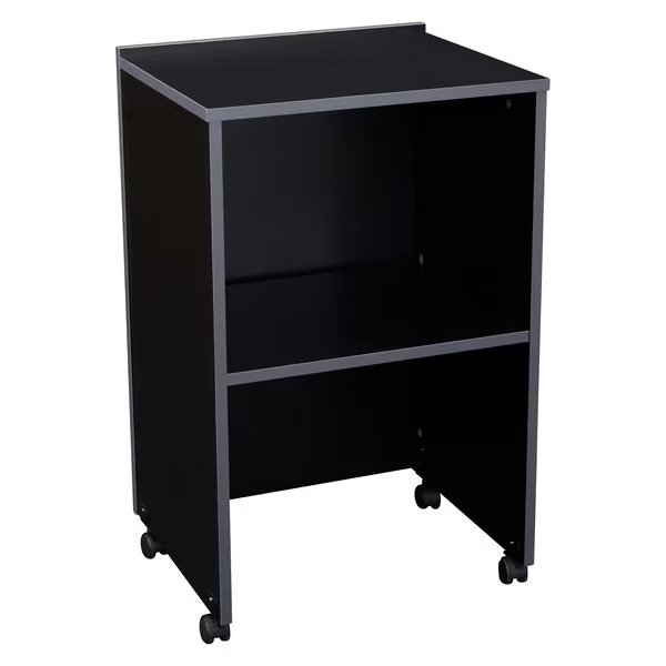 AV Cart/Lectern Base, Black, Oklahoma Sound, Mfr#: 112-BK