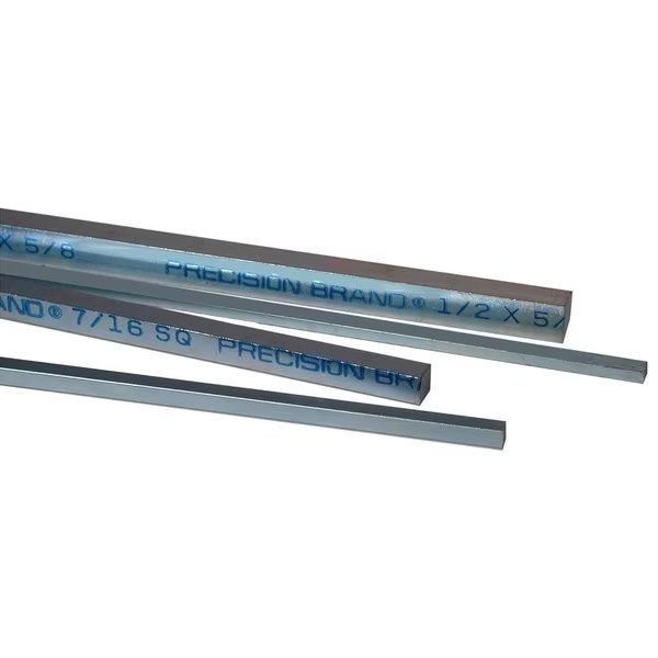Key Stock, 12 in L, 3/8 in W, 3/8 in H, Steel, Precision Brand, Mfr#: 14325