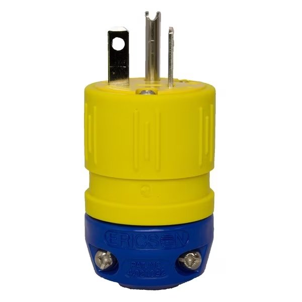PLG-20AMP-125V STR BLADE 5-20, Ericson, Mfr#: 1512-PG