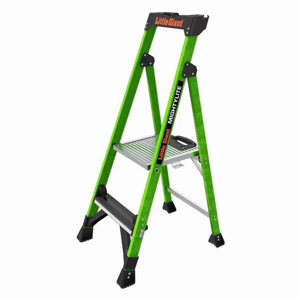 Stepladder, 4ft H, 1"W Platform, 375 lb Cap, Little Giant Ladders, Mfr#: 15404-001