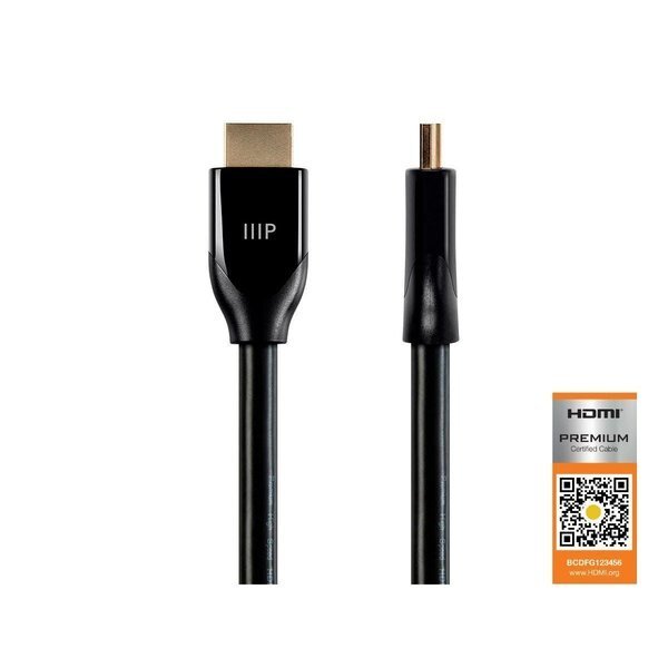 High Speed HDMI Cable, Hdr, 10 ft., Black, Monoprice, Mfr#: 15429