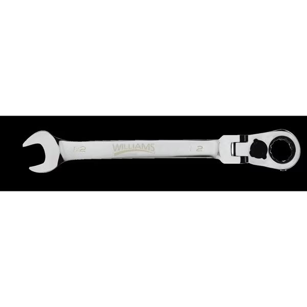 Williams Ratcheting Combo Wrench, Flex-Head, 5/16", Williams, Mfr#: 1210RCF