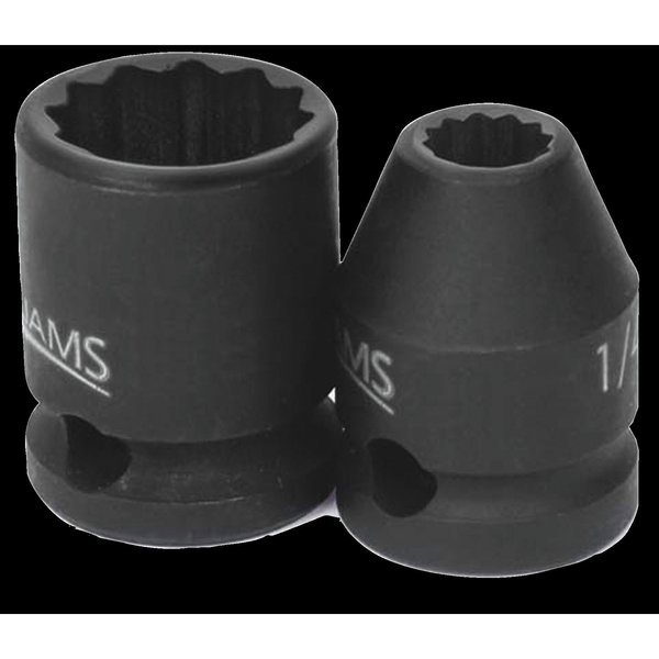 3/8" Drive Impact Socket Black Industrial, Williams, Mfr#: 35310