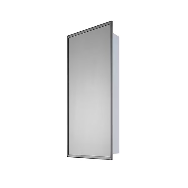16" x 36" Deluxe Surface Mounted SS Framed Medicine Cabinet, Ketcham, Mfr#: 177-SM