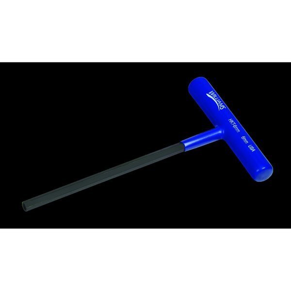 Williams T-Handle Hex Driver, 8.0mm x 6", Williams, Mfr#: HKT-8MM