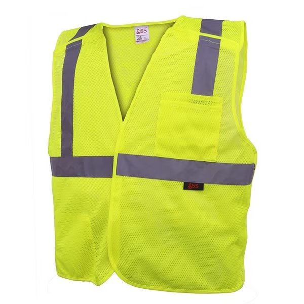 Standard Class 3 Snap Button Windbreaker, Gss Safety, Mfr#: 7501-3XL