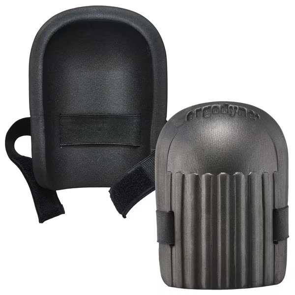 Black Short Cap Light Duty Knee Pads, PR, Ergodyne, Mfr#: 200