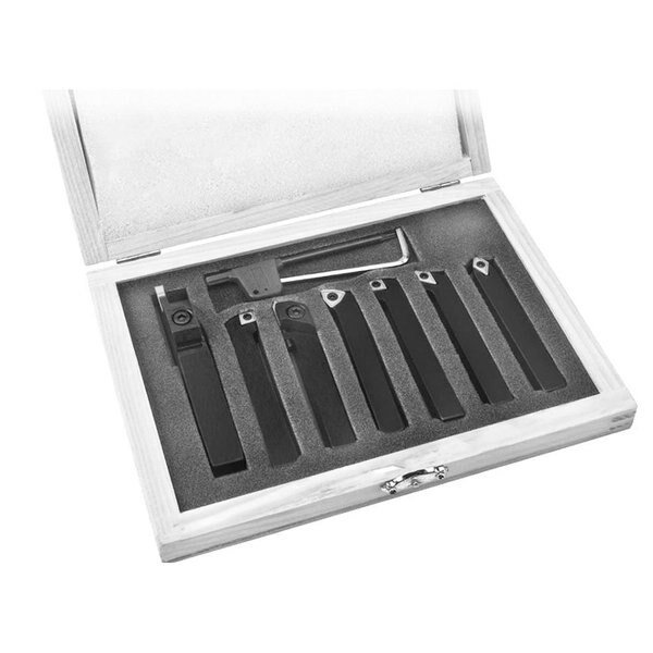 7 Piece 3/4" Indexable Cut Off & Turning Tool Set, Hhip, Mfr#: 2002-0015