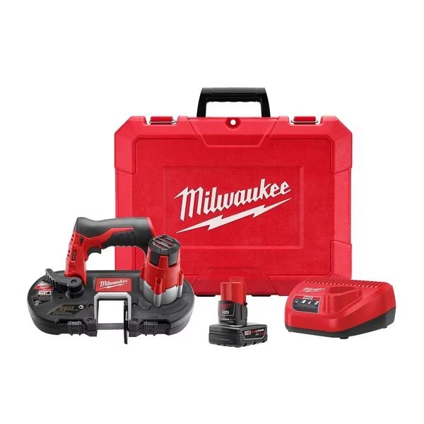 M12 Cordless Sub-Compact Band Saw Kit, Milwaukee Tool, Mfr#: 2429-21XC
