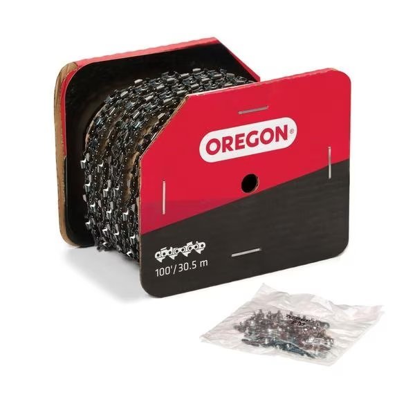 Chisel Chain, 3/8" Pitch, .058" Gauge, Bulk Chain, 100-Ft. Reel, Oregon, Mfr#: 73EXL100U