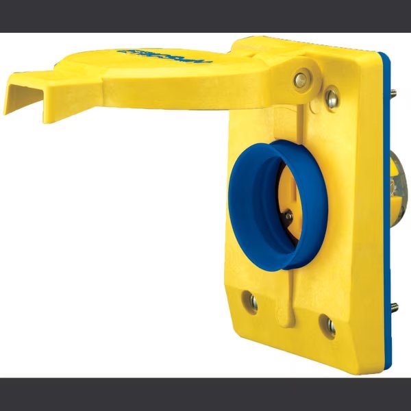 Single Flip Lid Female Rcptcl W/Fs Cvrpl, Ericson, Mfr#: 2930-FS24