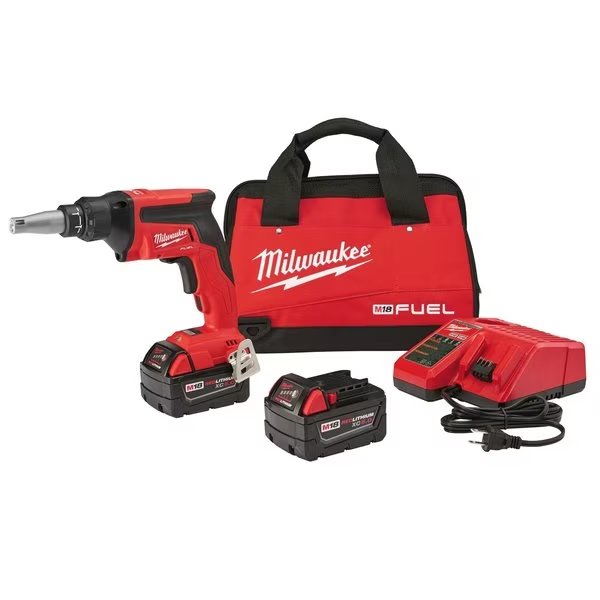 M18 FUEL Drywall Screw Gun Kit, Milwaukee Tool, Mfr#: 2866-22