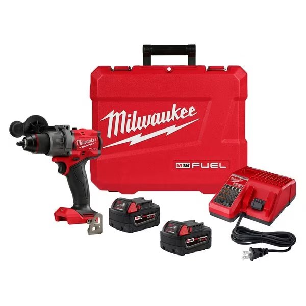 M18 FUEL 1/2 in. Drill/Driver Kit, Milwaukee Tool, Mfr#: 2903-22