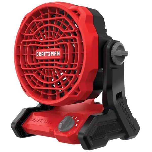 Cordless Jobsite Fan (Tool Only), 20V, Craftsman, Mfr#: CMCE001B