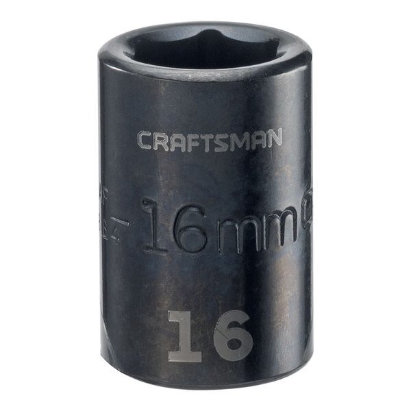 Sockets, 1/2" Drive 16mm Metric Impact S, Craftsman, Mfr#: CMMT15864