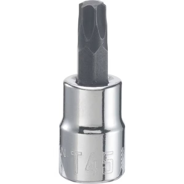Sockets, 3/8" Drive T45 Torx Bit Socket, Torx 3/8" Drive, Craftsman, Mfr#: CMMT42666