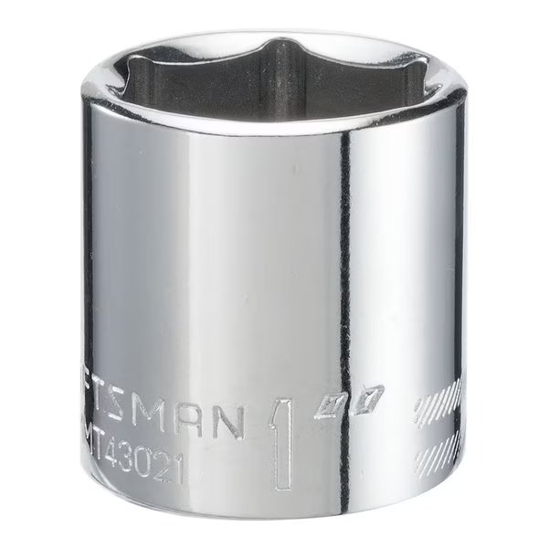 Sockets, 3/8" Drive 1" 6 Point SAE Shall, Craftsman, Mfr#: CMMT43021