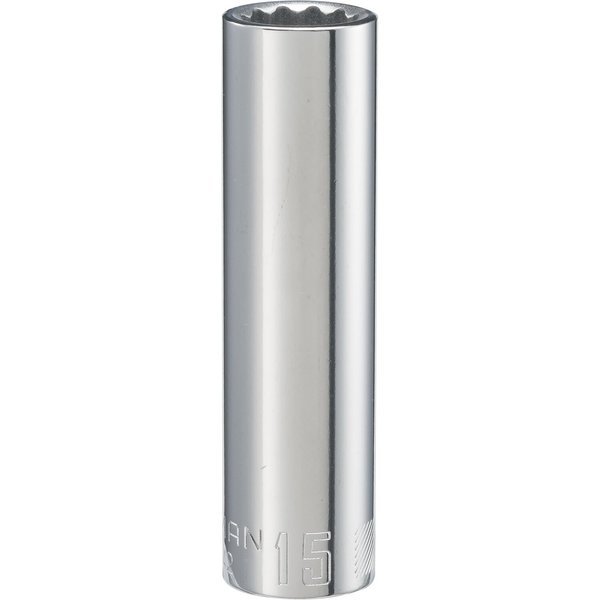 Sockets, 1/2" Drive 15mm 12 Point Deep S, Craftsman, Mfr#: CMMT44442