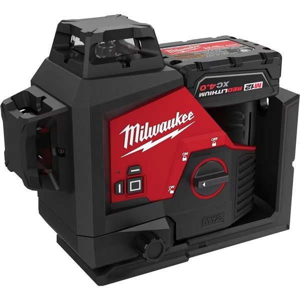 M12 Green 360-Degree 3-Plane Laser Kit, Milwaukee Tool, Mfr#: 3632-21
