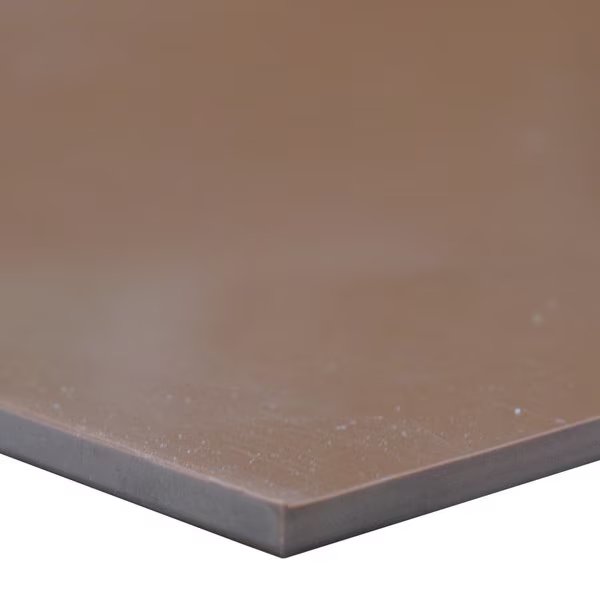 Silicone Sheet - 50A - Smooth Finish - No Backing - 0.062" Thick x 36" Width x 300" Length - Brown, Rubber-Cal, Mfr#: 36-005N-062