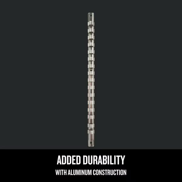 Aluminum socket rail for durable storage, Craftsman, Mfr#: CMMT99402