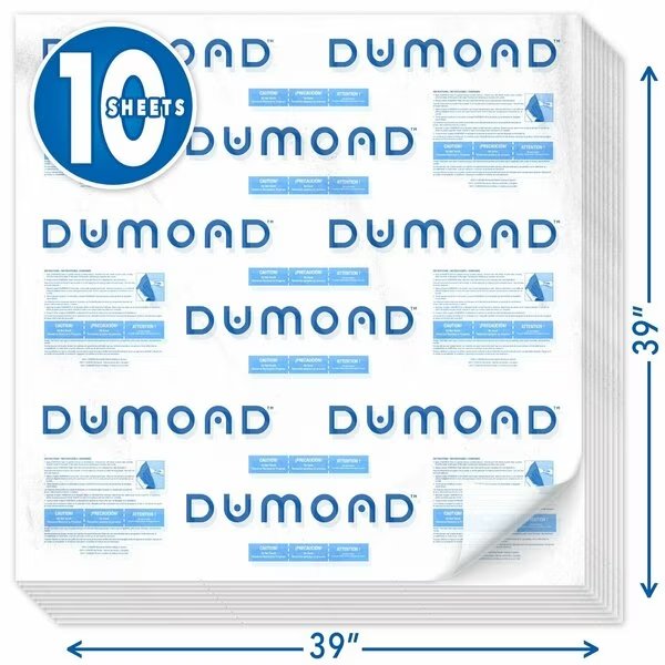 Peel Away™ Laminated Paper, 10 Sheet Pack 39x39 inchs, Dumond, Mfr#: 1024