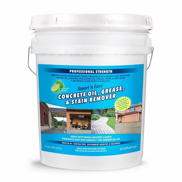 Oil And Grease Remover, 5 Gal Pail, Liquid, Red/yellow, Dumond, Mfr#: 0959